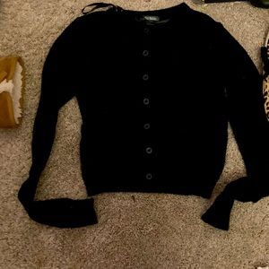 Black Cropped Wild Fable Cardigan